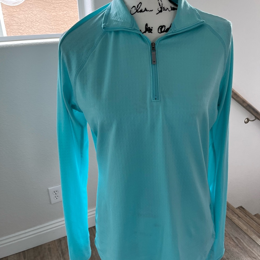 Women's callaway gold 1/4 zip pullover